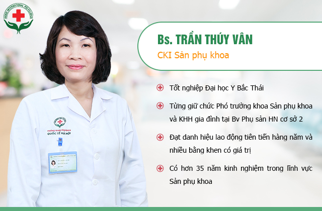 Bác sỹ sản phụ khoa Trần Thúy Vân